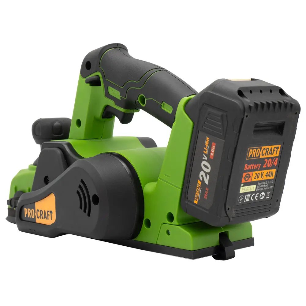 Рубанок акумуляторний PE20BL Procrafy БЕЗ АКБ 030257