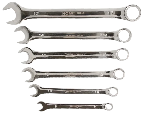 Набір ключв ріжк.-накидних 6 шт.(8-17мм)CR-V,FLASH (MN-51-266)