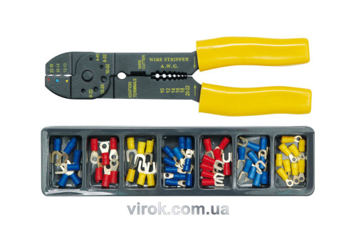 ЗНІМАЧ ІЗОЛЯЦІЇ З КОНТАКТНИМИ НАКІНЕЧНИКАМИ VOREL 100 ШТ 45050