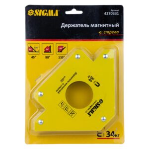 Струбцина магнітна  34кг Сігма 4270331