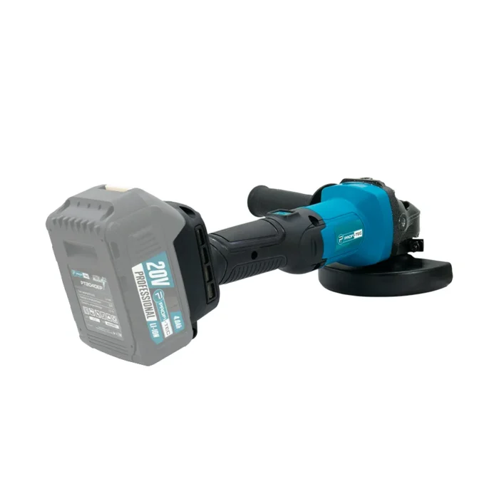 Акумуляторна кутова шліфмашина PROFI-TEC DGA201BL/ NSK(20 В, безщітков 20V/125 мм/2 акб та ЗП 005963