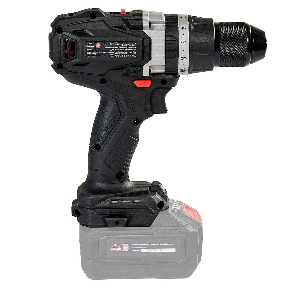 Дриль-шуруповерт акум.ВІТАЛС Professional AU 1870 BS Smart Line+ 184441