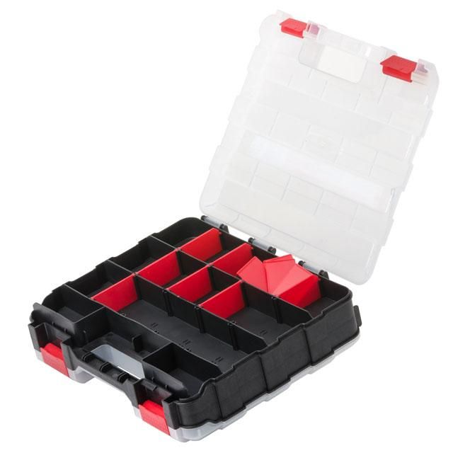 Пластиковий органайзер двосторонній 12,5″, 2в1,320*270*80мм ІНТЕРТУЛ ВХ-4022