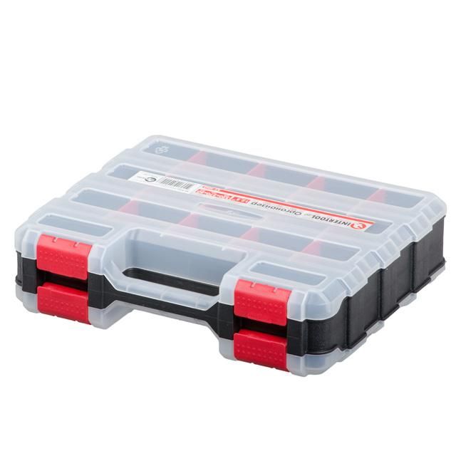 Пластиковий органайзер двосторонній 12,5″, 2в1,320*270*80мм ІНТЕРТУЛ ВХ-4022