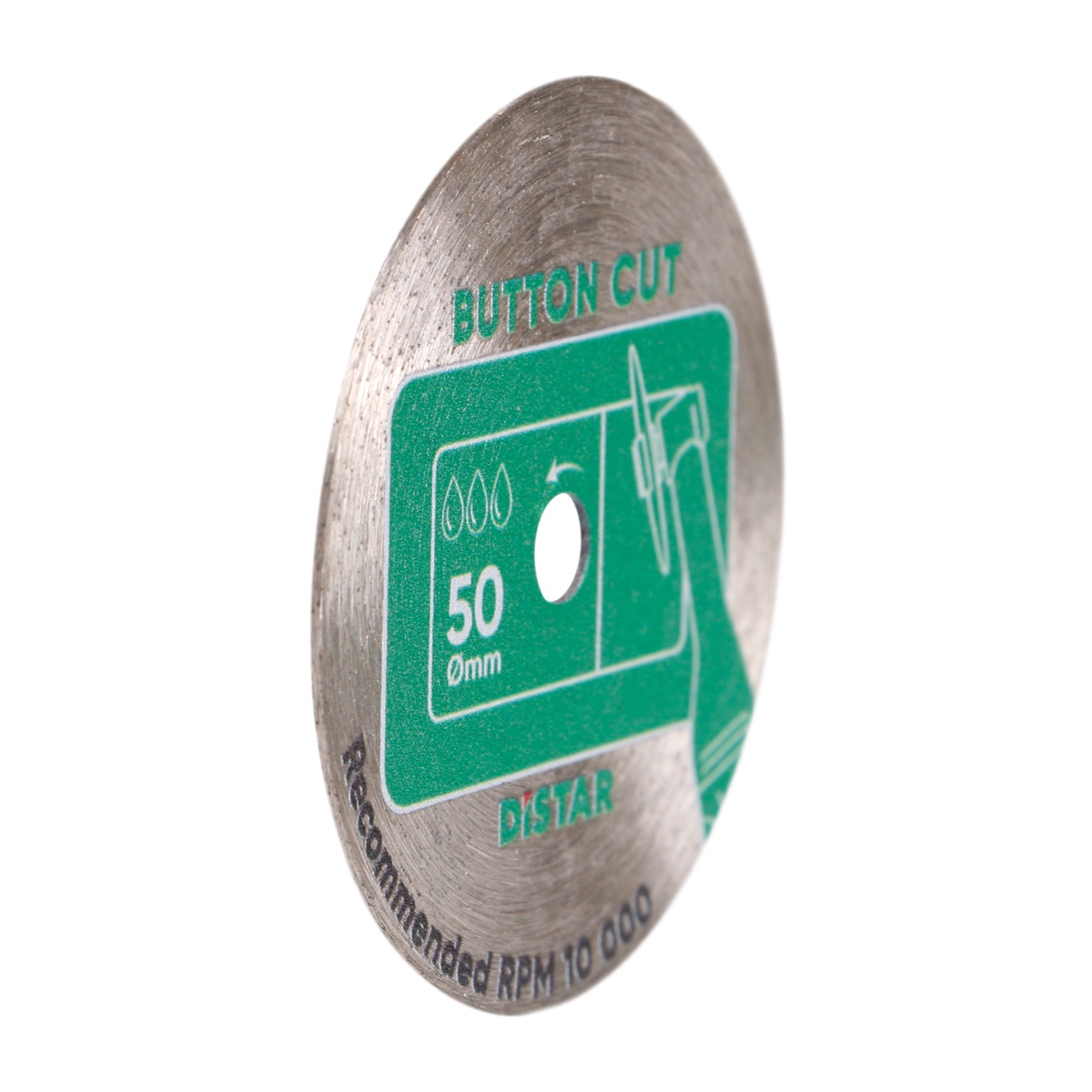 Круг алмазний відрізний 1A1R 50*0.8*5.8/3.2-3.0F ButtonCut 11120159106