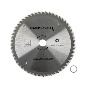 Диск пильний  по дереву 185*20*16   54Т по ламінату HAISSER 22488