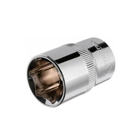 Головка торцева 1/2″ 19 мм*38мм  6 гранна Хром-ванадіум ET-0019
