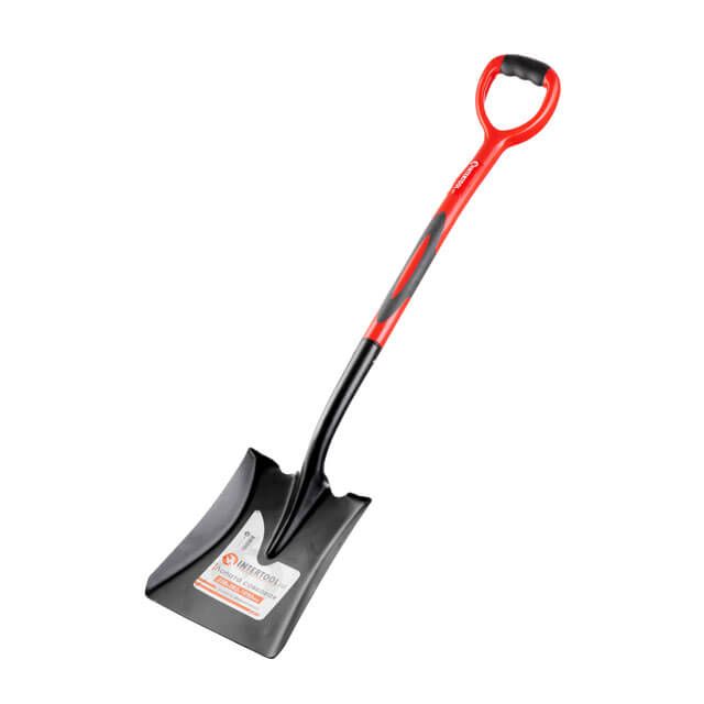 Лопата совкова фіберглас238*282*1050мм ІНТЕРТУЛ FT-2014