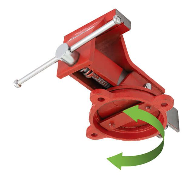 Лещата слюсарні поворотні 100 мм/4,05кг Інтертул НТ-0080