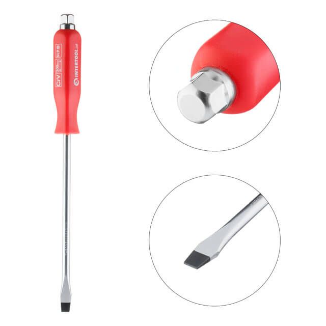 Викрутка ударна SL 9*200мм Crv Інтертул НТ-0485