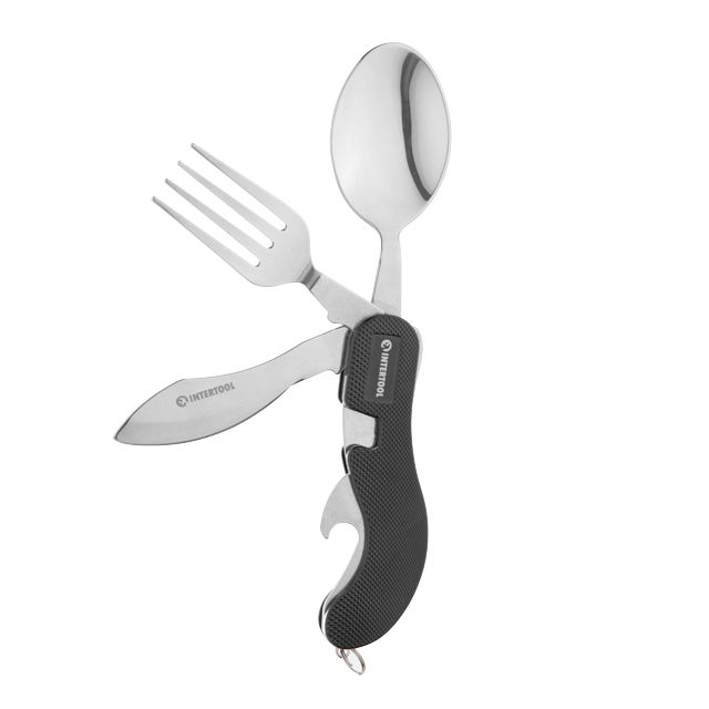 Мультиінструмент туристичний 5 в 1 ІНТЕРТУЛ НТ-0543