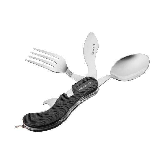 Мультиінструмент туристичний 5 в 1 ІНТЕРТУЛ НТ-0543