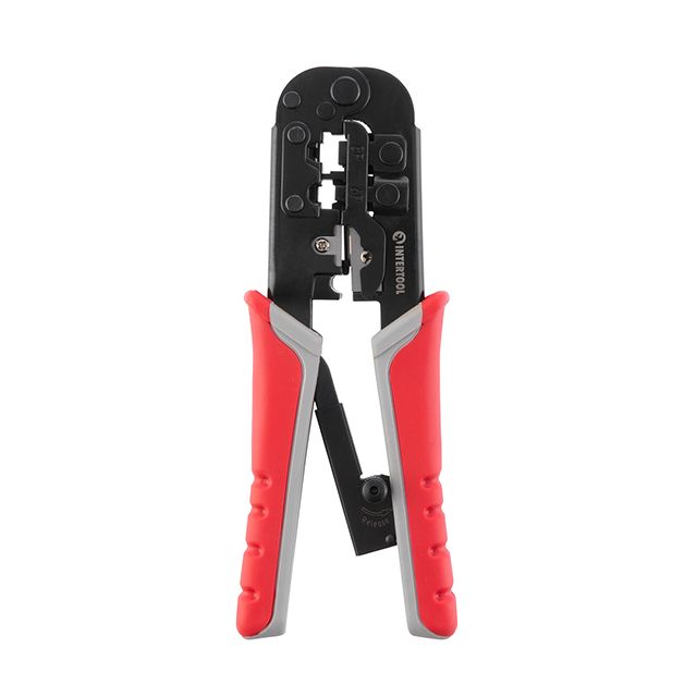 Кліщі для обтиску штекерів (RJ11/RJ12/RJ45) ІНТЕРТУЛ НТ-7052