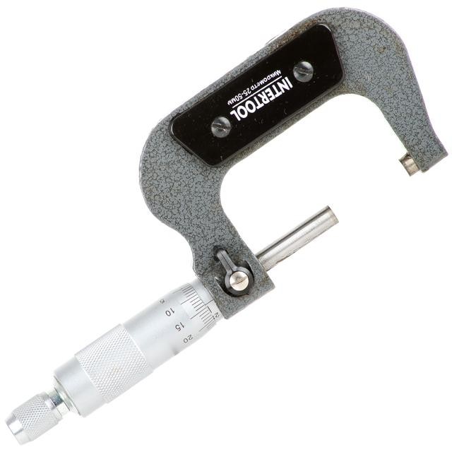 Мікрометр 25-50мм ІНТЕРТУЛ МТ-3042