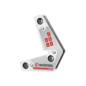 Кутник магнітний для зварювання,15,60,90,120,11кг,75*85мм INTERTOOL MW-0007