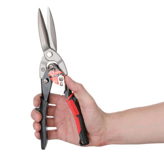 Ножиці по металу подовжені прямі 300 мм Cr-Мо,Prof  Інтертул NТ-0504