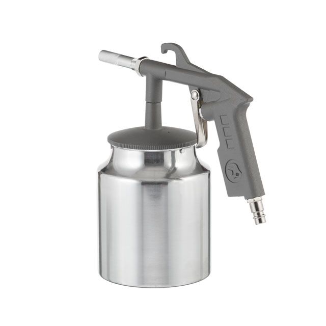 Пневмопістолет піскоструминний форсунка 6ммбачок 1000млметал 8атм ІНТЕРТУЛ РТ-0705