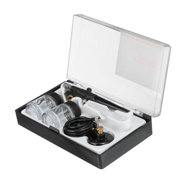 Аерограф міні з набором аксесуарів ІНТЕРТУЛ РТ-1503