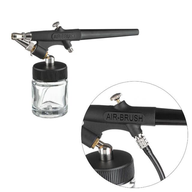 Аерограф міні з набором аксесуарів ІНТЕРТУЛ РТ-1503