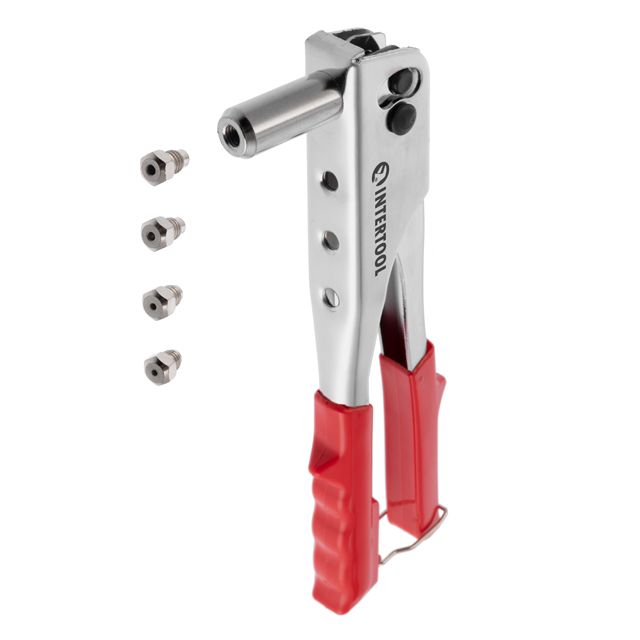 Пістолет д/заклепок 3,2–4–4,8мм Інтертул (RT-0004)