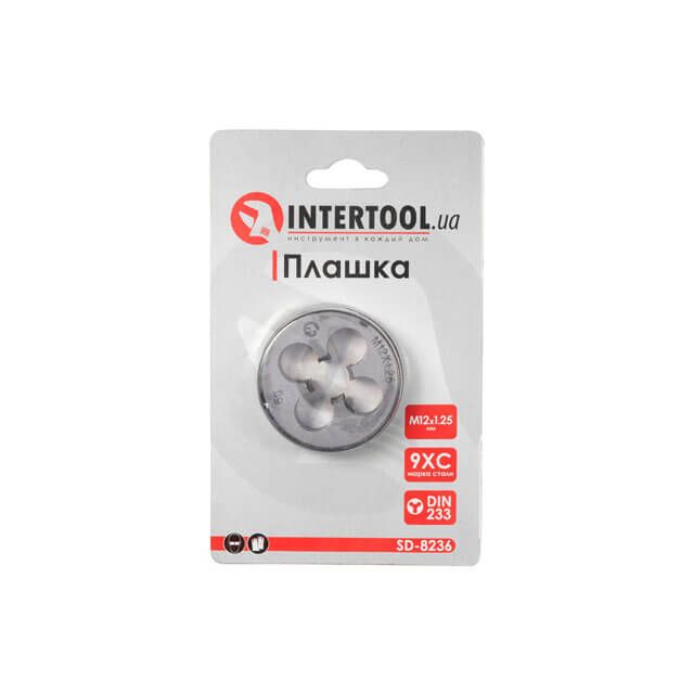 Плашка М 12*1,25 мм INTERTOOL SD-8236