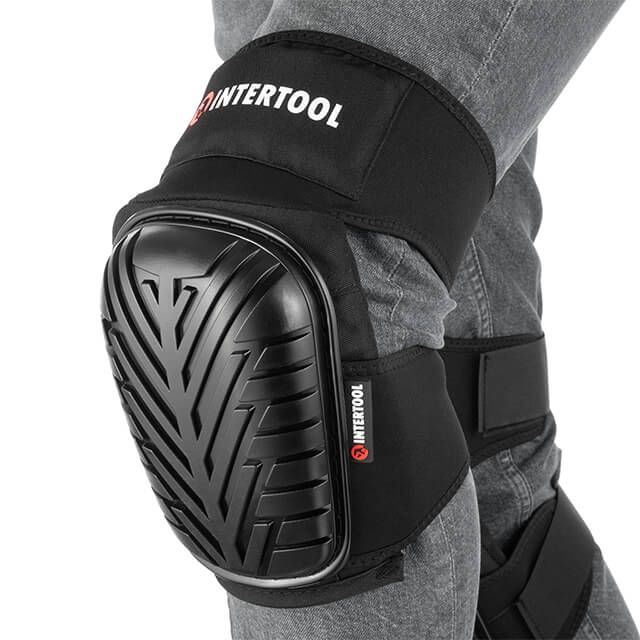 Наколінники захистні накладки ПВХ тканина 600D,гелеві подушки,неопренові ремні ІНТЕРТУЛ SP-0056
