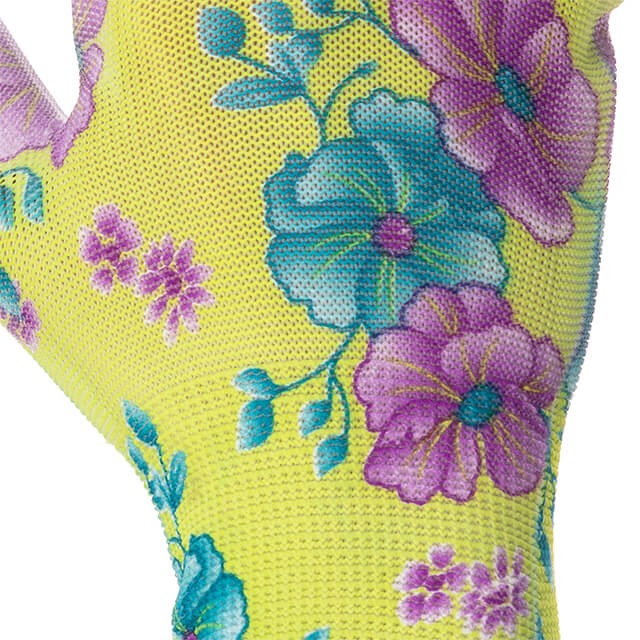 Рукавичка поліуретановим покриттям8″зеленаІНТЕРТУЛ SP-0161