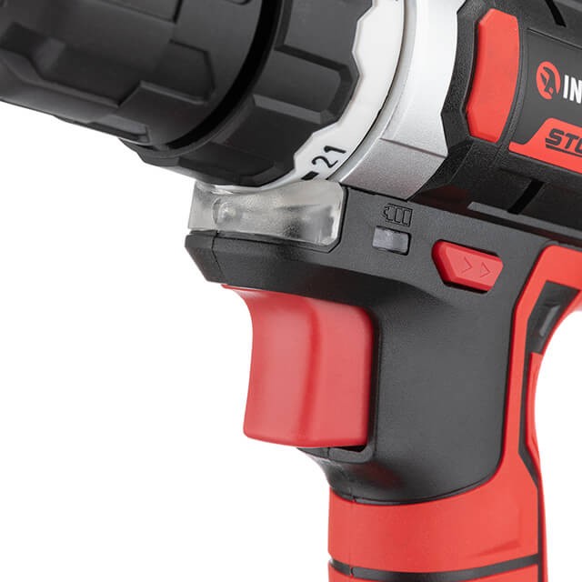 Шуруповерт акумуляторний 18В з регулюванням 2 батареї 1300мАг ІНТЕРТУЛ WT-0314