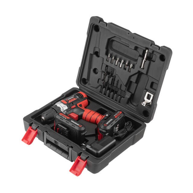 Шуруповерт акумуляторний 18В з регулюванням 2 батареї 1300мАг ІНТЕРТУЛ WT-0314