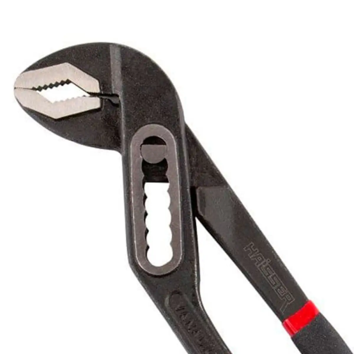 Кліщі переставні 180мм фосфатовані обливні рукоятки HAISSER 41155