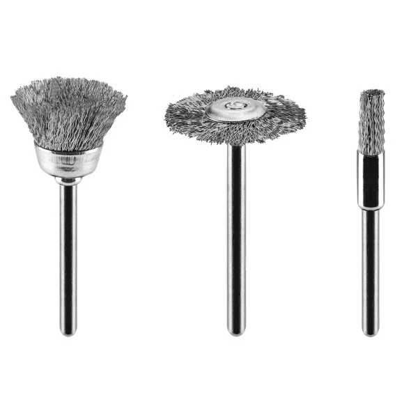 Комплект сталевих дротяних щіток 3шт. 55H066 GRAPHITE