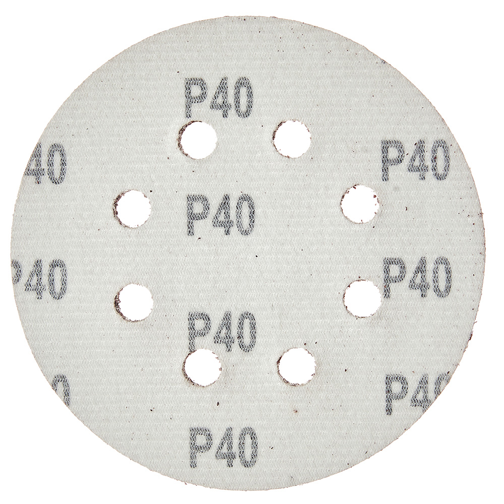 Фібра Vitals 125мм/ зерно 40 8 отворів 5шт 196033