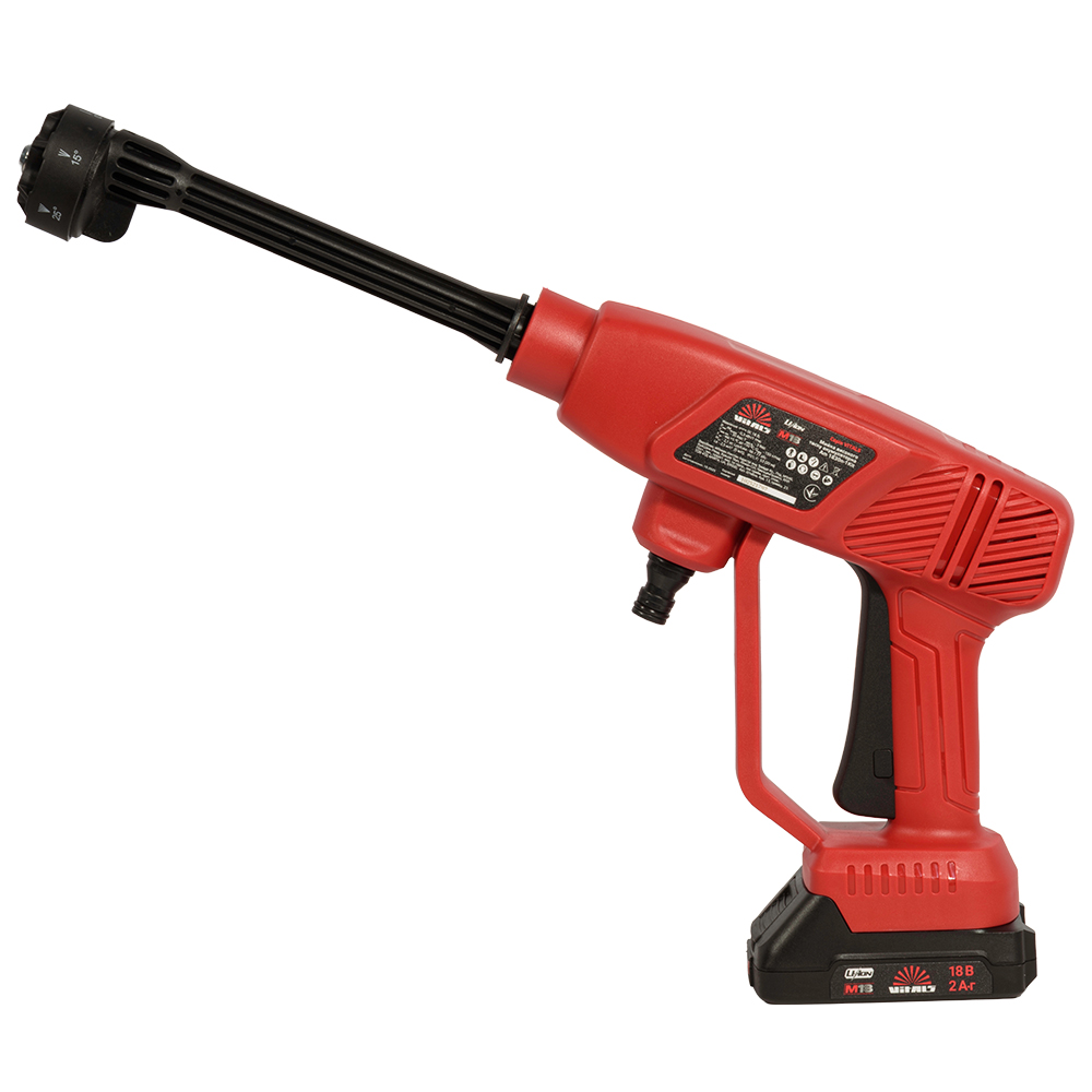 Мийка високого тиску акумуляторна 1 АКБ та ЗП Vitals Am 1830n-1Kit 243496