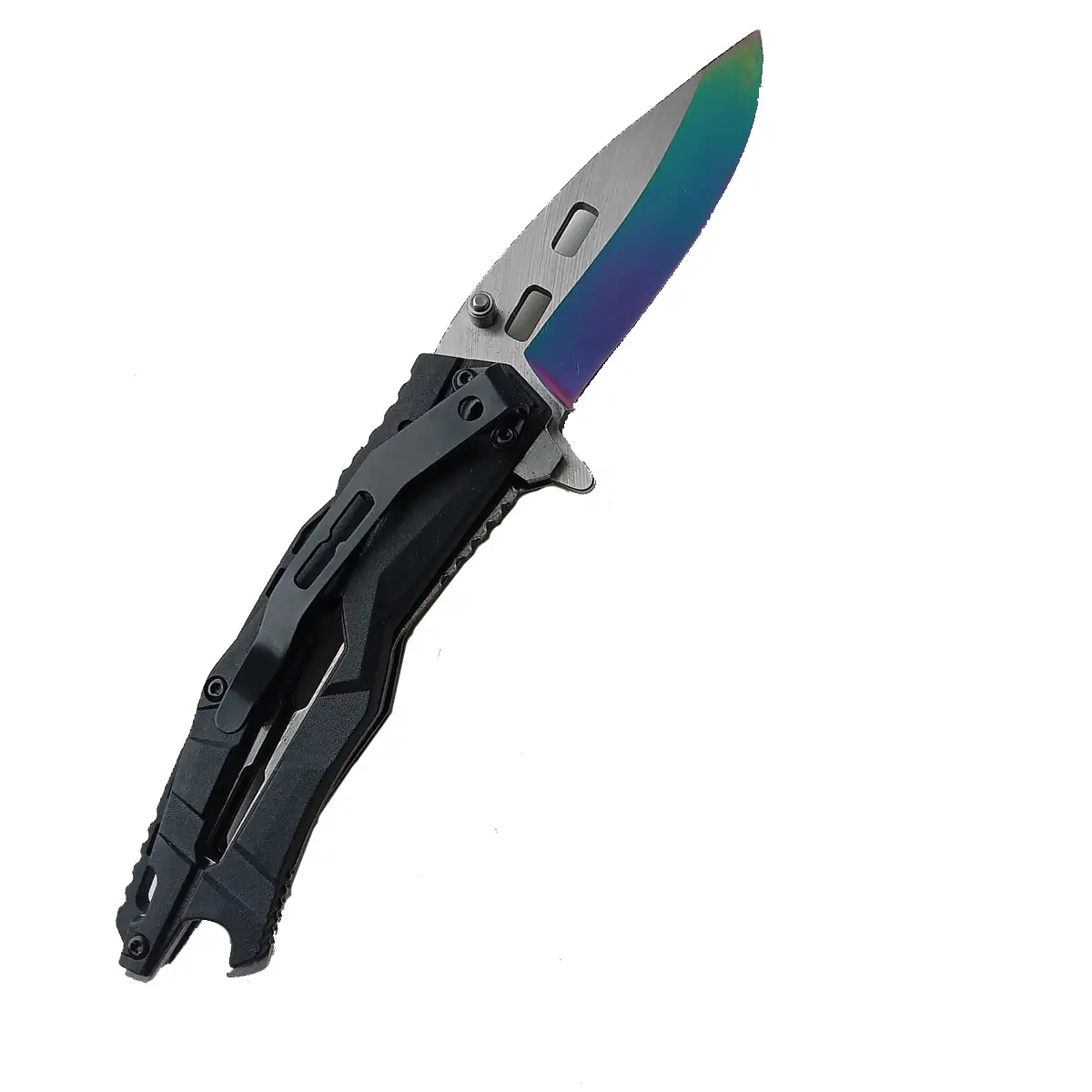 НІЖ туристичний складний 78*2,5мм ручка нейлонова HAISSER 23543