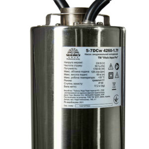 Насос заглибинний колодязний Vitals Aqva PRO 5-7DCw 4260-1.7f AMT 149018