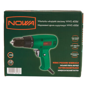 Дриль-шуруповерт електричний NOWA WWS 400bi 86178N