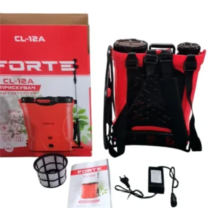 Оприскувач  акумуляторний FORTE CL-12A,8АН/12V,тиск 2-4 Bar,12 л,,вага 6,5 кг / 70202
