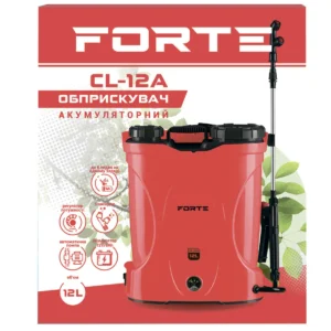 Оприскувач  акумуляторний FORTE CL-12A,8АН/12V,тиск 2-4 Bar,12 л,,вага 6,5 кг / 70202