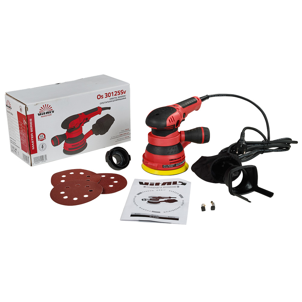 Шліфмашина орбітальна ВІТАЛС МАЙСТЕР Os 30125Sv 145538