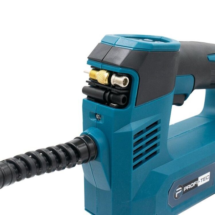 Компресор автомобільний акумуляторний PROFI-TEC 10.3Бар/без АКБ і ЗП/005901