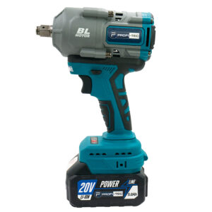 Акумуляторний гайковерт PROFI-TEC PTW1003BL 20v 1/2 max 1020Nm 2×4.0Аг кейс PT-006104