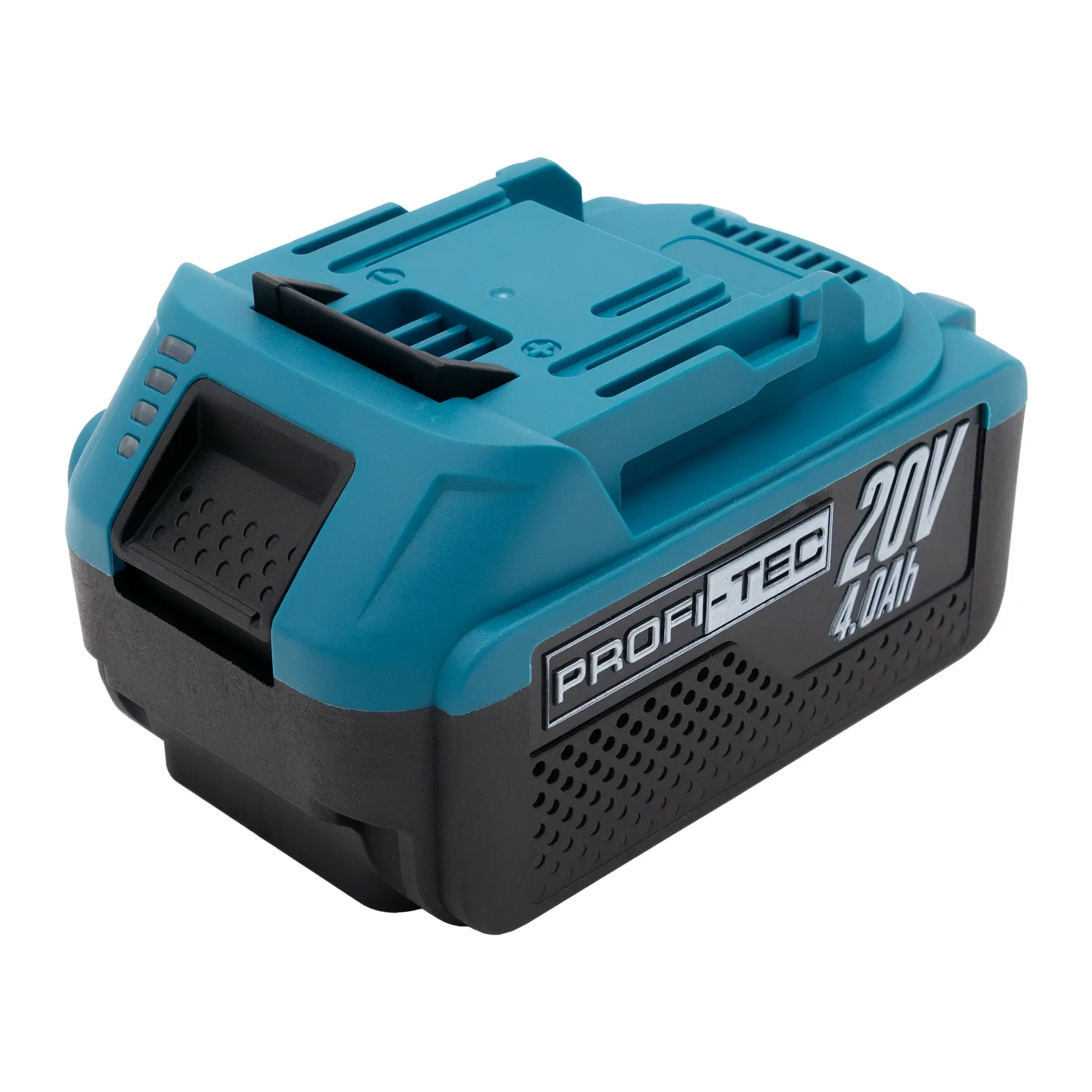 БАТАРЕЯ акумуляторна високострумова PROFI-TEC PT2040ER 20V/4.0Ar/10C з індикатором 005850