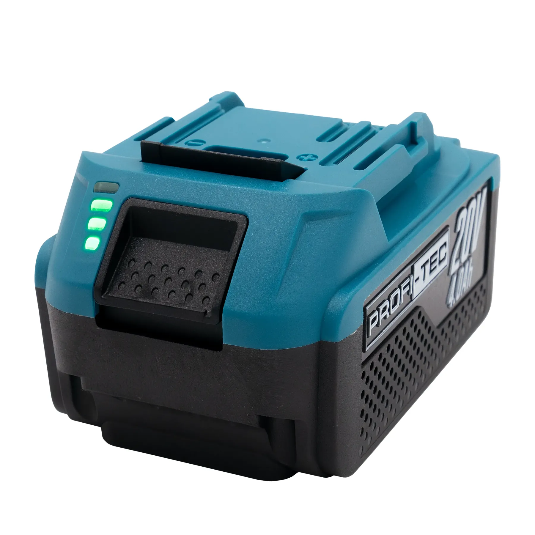 БАТАРЕЯ акумуляторна високострумова PROFI-TEC PT2040ER 20V/4.0Ar/10C з індикатором 005850