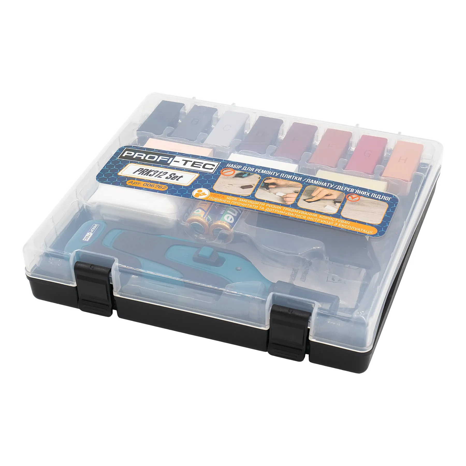 Набір для ремонту та реставрації PROFI-TEC PRK312 Set 006762