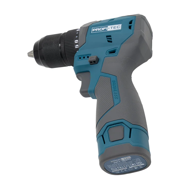 Акумуляторний шуруповерт PROFI-TEC PPCD5516 16B/55Hm/2*2.0Ar/ЗП/кейс 007152