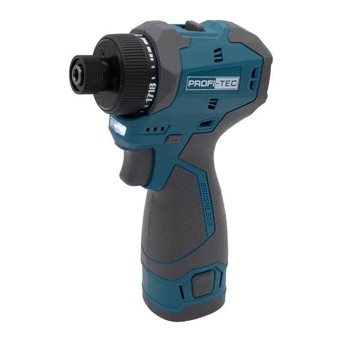 Акумуляторний шуруповерт PROFI-TEC PPCD5516Q 16B/55Hm/2*2.0Ar/ЗП/кейс 007152