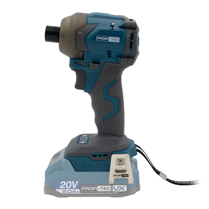 Гвинтоверт акумуляторний імпульсний 260Нм PROFI-TEC PPID2620 2АКБ/ЗП/кейс 007132