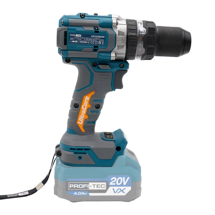 Акумуляторний шуруповерт PROFI-TEC PPCD16020 UltraCore160Hm/2АКБ/ЗП/кейс 007179