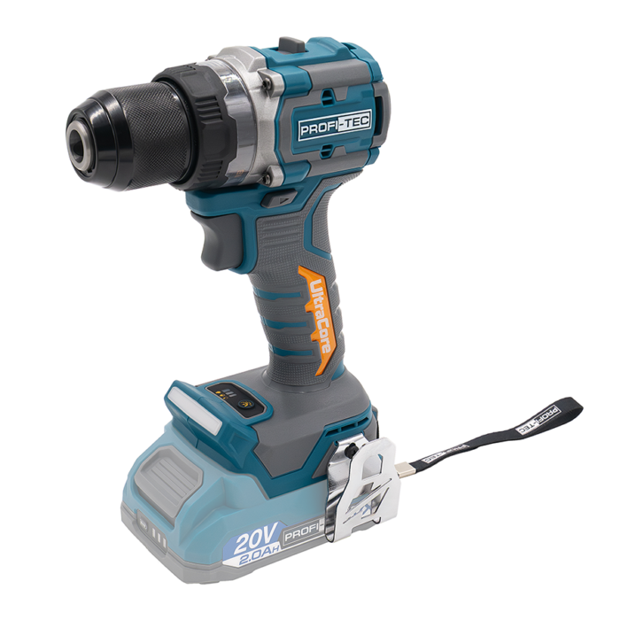 Акумуляторний шуруповерт PROFI-TEC PPCD7020 UltraCore70Hm/13мм патрон/2АКБ/ЗП/кейс 007642
