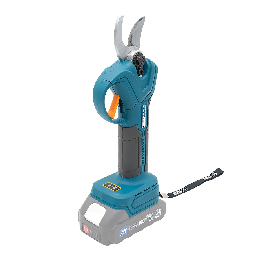 Секатор акумуляторний PROFI-TEC PES25 UltraCore 20V/Ф=25мм 1 АКБ та ЗП/коробка 007644